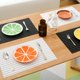 thumbnail image 1 of Juego de 4 paños de cocina, 30x45 cm, Algodón, Rayas blancas Rojo Verde, 1 of 5