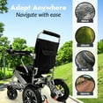 thumbnail image 3 of Majestic Electric Wheelchairs for Adults, Foldable Lightweight Electric Wheelchair, Light Weight Folding Power Chair for Seniors, Portable Motorized Wheelchair, Durable Ultra Light Wheel Chair, 3 of 5