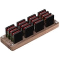 thumbnail image 1 of Y4K 16 Slots Walnut Wood TF Gaming Card Holder Desktop Storage Base R0e Organizer for Nintendo Switc, 1 of 5