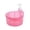 Red, variant on Barhoo Red Plastic Soap Dispenser, High-Quality Durable Pump Bottle for Bathroom Sink Kitchen, Affordable Hand Soap Container, 1Pc