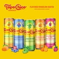 thumbnail image 4 of Topo Chico Sabores Tropical Mango Flavored Sparkling Water, 12 fl oz, 8 Pack Cans, 4 of 12
