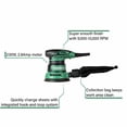 thumbnail image 3 of Metabo HPT 5-Inch Random Orbit Sander | Variable Speed | Powerful 230W 2.8 Amp Motor | Soft Elastomer Grip | Includes 2 Pieces of Sanding Paper, Dust Bag, Vacuum Adapter | 5-Year Warranty | SV13YST, 3 of 7