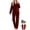 Black-Red-Plaid, variant on Weekease Fleece Pajamas for Woman Set Notched Collar Button up Tops Drawstring Pants Two Piece Soft Winter Sleepwear