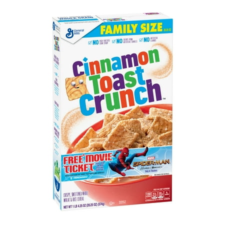 Cinnamon Toast Crunch Breakfast Cereal, 20.25 oz Box - Walmart.com