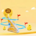 LYTiang Sliding Track Puzzle Race Train Track Toy With Music With