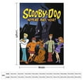 thumbnail image 3 of Manta de dibujos animados de Scooby Doo, suave y acogedora manta de felpa esponjosa para niños, niñas y adultos jóvenes, cálida manta de franela para sala de estar, dormitorio, sofá cama de 40 x 50, 3 of 8