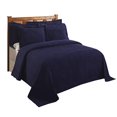 thumbnail image 3 of Better Trends BSASPDONV Jullian Collection Super Soft & Light Weight Bold Stripes Bedspread for Full & Double, Navy, 3 of 3