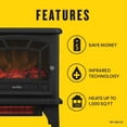 thumbnail image 2 of duraflame® Infrared Quartz Electric Fireplace Stove Heater, Cinnamon, 2 of 8