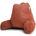 thumbnail image 6 of Nestl Backrest Reading Pillow, Back Support Pillow with Arms, Shredded Memory Foam Bed Rest Pillow, Misty Rose, 6 of 7