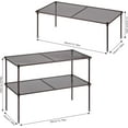 thumbnail image 3 of shiyou-2-Pack Kitchen Cupboard Shelf Organizer for Cabinet Organization, Expandable & Stackable Counter Cupboard Organiser, Storage Rack for Bathroom, Kitchen, Laundry Room (Brown), 3 of 4