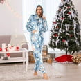 thumbnail image 7 of FORMRS Onesies Pajama for Adults Unisex Hoodie Winter Jumpsuit One Piece Sleepwear, Sizes S-2XL, Floral Easter Rabbits, 7 of 7