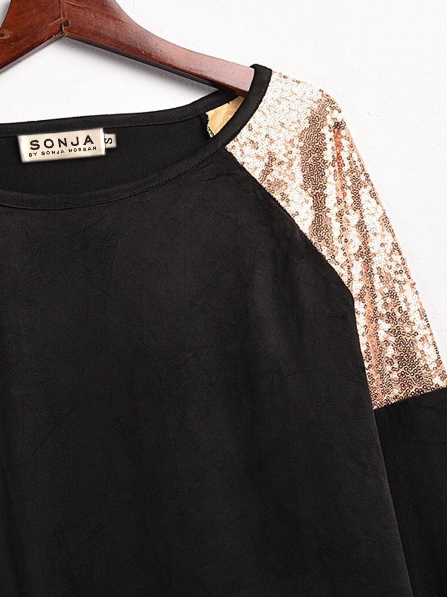 Sonja By Sonja Morgan Women's Brandi Sequin Blouse