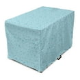 thumbnail image 1 of Aqua Dog Crate Cover, Big Small Water Rain Drops Liquidity Oceanic Pelagic Naval Seafaring Maritime Image, Easy to Use Pet Kennel Cover for Medium Large Dogs, 35" x 23" x 27", Pale Blue, by Ambesonne, 1 of 6