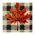 thumbnail image 4 of WYYP Plaid Pattern Leaf Square Fitted Table Cloths 100% Polyester Fiber 40*40, 4 of 8