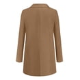 thumbnail image 5 of EGNMCR Women's Casual Business Open Front Long Sleeve Notch Lapel Office Blazer Fall Jacket Work Office Blazer Suit Dressy Lightweight Jackets Outfits with Pockets Fall Winter, 5 of 5