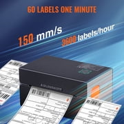 BENTISM Thermal Shipping Label Printer 4X6 300DPI via USB for Amazon eBay Etsy UPS
