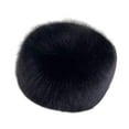 thumbnail image 4 of Sombrero de pescador de mujer sombrero tibio tortuoso sombrero de cubo de gorra de esquí para viajar senderismo Negro, 4 of 8