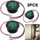 thumbnail image 5 of Medidor corriente voltaje para coche Panel Detector dos cables (verde) 4-100V 3 uds., 5 of 8