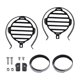 thumbnail image 4 of Las cubiertas de lámpara de luz antiniebla de motocicleta de 2 PCS reemplazan a un alto rendimiento portátil práctico profesional, de repuestos, de Negro, 4 of 8