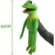 thumbnail image 5 of Marionetas de mano de rana de peluche, peluche de sésamo, lindo peluche de rana Kermit, muñeco de peluche de rana, marioneta de mano de peluche, juguete educativo para niños 60 cm / verde, 5 of 5