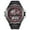 Red, variant on Kukoosong Watch for Mens Watches 50M Wristwatch Led Quartz Clock Sport Watch Male Men's Wrist Watches Silver