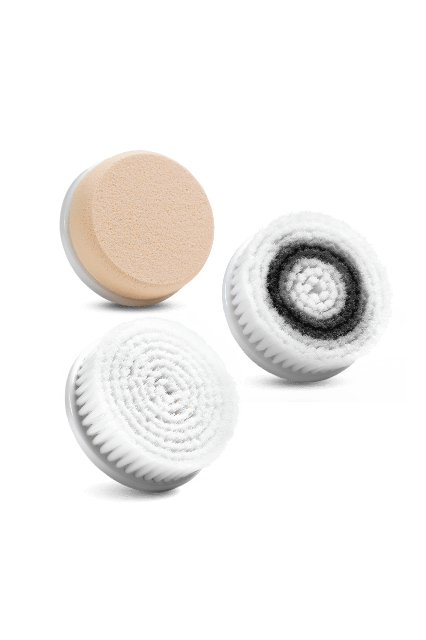 Pulsaderm Sonic Replacement Head, 3 Pack (Normal, Sensitive, and Sponge)