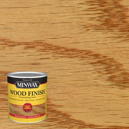 Minwax 70005444 Wood Finish Stain, Colonial Maple, 1 Quart, (1 Piece, 1 Pack)