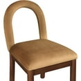 thumbnail image 5 of Meridian Furniture Conrad Saddle Velvet Dining Chair, 5 of 9