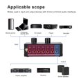 thumbnail image 4 of 6 Entrées 1 Sortie Audio Switcher, Réglage du Volume 3,5 Mm Audio Switcher pour Ordinateur, 4 of 7