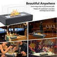 FACEGA Tabletop Fire Pit,Portable Small Fire Pit with Thick Tempered
