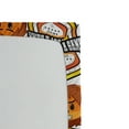thumbnail image 3 of Ambesonne Emoji Fitted Sheet, Soccer Tough Lion Pattern, California King, Chocolate Orange Yellow, 3 of 3