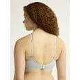 thumbnail image 3 of Joyspun Women's Wireless Seamless Matte Mini Rib Bra, Sizes XS-3XL, 3 of 5