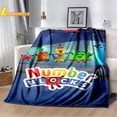 thumbnail image 5 of Manta de anime de moda N-Numberblocks-s, cálida y cómoda, sofá cama de franela, colcha para exteriores, regalo de cumpleaños para niños, 5 of 5