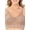 Dark Nude, variant on Siluet Extra Coverage Support Wireless Bra with Lace Cups Nude