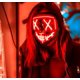 thumbnail image 2 of Máscara de terror LED, máscara de Halloween, purga con 3 efectos de luz, controlable, para decoración de disfraces de fiesta de carnaval, cosplay, decoraciones de fiesta, 2 of 5