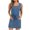 Navy, variant on Zekutng Summer Dresses for Women Summer Solid Color Tie Pocket Sleeveless Dress,Sizes S-2XL