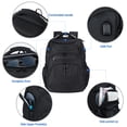 thumbnail image 4 of Mochila KROSER TSA Friendly Travel para portátil de 18,4 pulgadas, color negro, 4 of 6