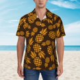 thumbnail image 4 of Disketp Hawaiian Shirts For Men,Colorful Pineapple Print Mens Casual Short Sleeve Button Down Shirts Beach Shirt, 4 of 8