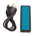 thumbnail image 2 of Etiqueta de Nombre LED, Etiqueta de Mensaje de Desplazamiento Con Pantalla de Señal de 4 Caracteres en Chino Multilingüe, Señal Con Cable de Datos para varios, 2 of 7