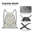 thumbnail image 3 of Kdxio Cartoon Animals Print Drawstring Backpack Bag,Waterproof Draw String Back Sack, Gym Drawstring Bags Swim Bag For Unisex, 3 of 5