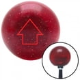thumbnail image 1 of American Shifter  Red Classic Arrow Up Red Metal Flake Shift Knob with M16 x 1.5 Insert Shifter Auto, 1 of 1