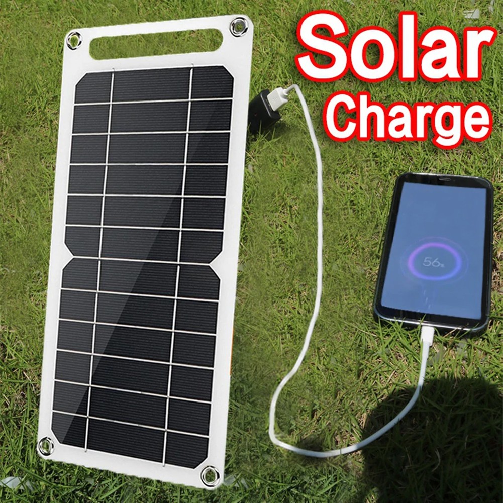 Flexible Solar Panel 10W 12V Monocrystalline Semi-Flexible Solar Panels Charger