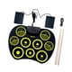 thumbnail image 4 of Kit de batería electrónica, 9 pedales de batería con baquetas, máquina de práctica de batería para principiantes profesionales, 4 of 9