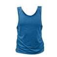 thumbnail image 3 of Xuniizn Tank Tops Mens Plus Size Crew Neck Tee Tops Sports Breathable Solid Color Sleeveless Muscle Shirts, S-3XL, 3 of 7