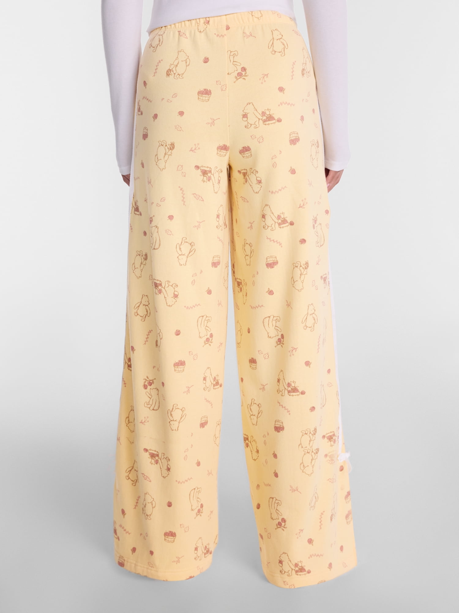 Winnie the Pooh Women's Fleece Wide Leg Jogger Pants, Sizes XXS-XXL