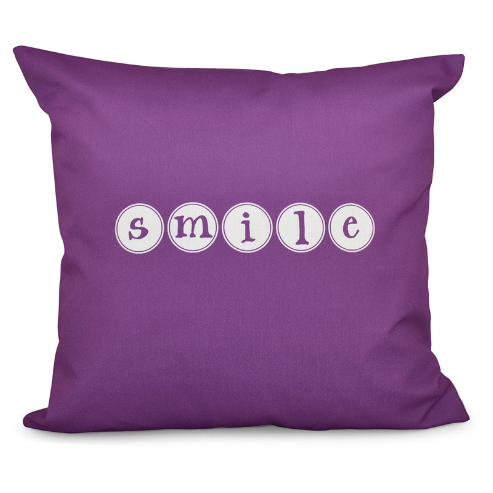 E by design Decorative Pillow Purple 
