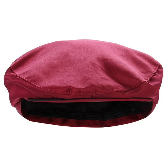 OUNONA Cooking Chef Hat Cook Waiter Baker Hat Hotel Bartender Beanie Hats for Men Women (Red)