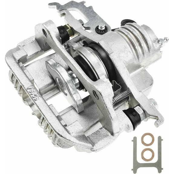 A-Premium Disc Brake Caliper Assembly with Bracket Compatible with Select Chevrolet and Pontiac Models - Camaro & Firebird, 1988 1989 1990 1991 1992 - Rear Left Driver Side