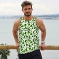 thumbnail image 6 of Fotbe St. Patrick's Day Pattern Men's Quick Dry Workout Tank Top Gym Muscle Tee Fitness Bodybuilding Sleeveless T Shirt Breathable Workout Shirt-Medium, 6 of 7