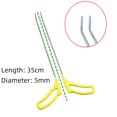 thumbnail image 4 of Qiaoxi Tringles Outils Kit de Réparation de Grêle Acier Inoxydable Sans Peinture Extracteur de Retrait de Bosses pour Porte Dings Réparation de Grêle (8 Pcs), 4 of 8